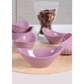 Keramika 16 cm 6 Adet Gondol Violet Çerezlik