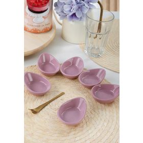 Keramika 16 cm 6 Adet Gondol Violet Çerezlik