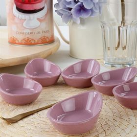 Keramika 16 cm 6 Adet Gondol Violet Çerezlik
