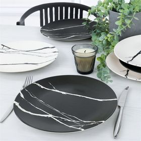 Keramika 17950/51 26 cm 6 Adet Mermer Servis Tabağı