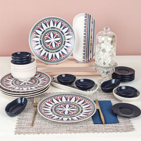 Keramika 20793-20794 Ruby Kahvaltı Takımı 28 Parça 6 Kişilik