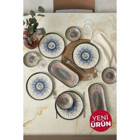 Keramika 21286 Hydra 10 Parça 4 Kişilik Kahvaltı Takımı