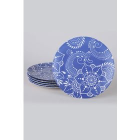 Keramika 26 cm 6 Adet 18945 Blue Clove Servis Tabağı