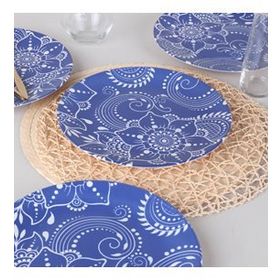 Keramika 26 cm 6 Adet 18945 Blue Clove Servis Tabağı