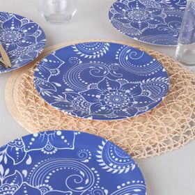Keramika 26 cm 6 Adet 18945 Blue Clove Servis Tabağı