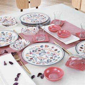 Keramika 30 Parça 6 Kişilik 19558 Springtime Kahvaltı Takımı