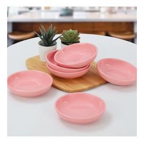 Keramika 6 Adet Pembe Sosluk Çerezlik