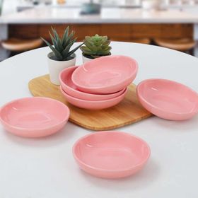 Keramika 6 Adet Pembe Sosluk Çerezlik