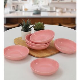 Keramika 6 Adet Pembe Sosluk Çerezlik