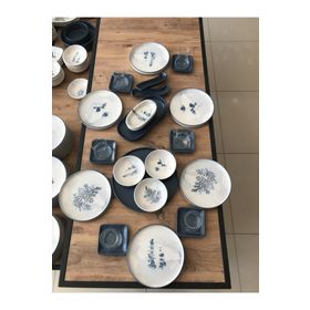 Keramika 6 Kişilik 29 Parça Stackable Blue Magic Kahvaltı Takımı