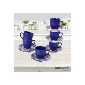 Keramika 6 Kişilik Kahve Fincan Takımı