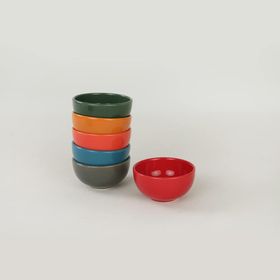 Keramika 8 CM 6 Adet 113 617 Rainbow Bulut Çerezlik Sosluk
