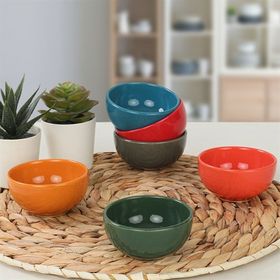 Keramika 8 CM 6 Adet 113 617 Rainbow Bulut Çerezlik Sosluk