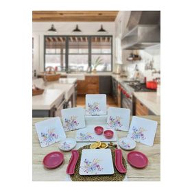 Keramika Bahar 15 Parça 6 Kişilik Kahvaltı Takımı Set