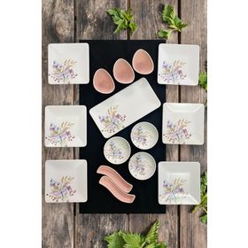 Keramika Bahar 15 Parça 6 Kişilik Kahvaltı Takımı Set