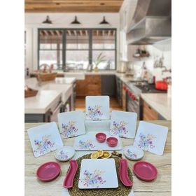 Keramika Bahar 15 Parça 6 Kişilik Kahvaltı Takımı Set