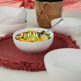 Keramika Beyaz 14 cm 6 Adet Çorba Kasesi
