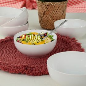Keramika Beyaz 14 cm 6 Adet Çorba Kasesi