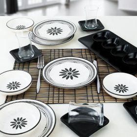 Keramika Black Rose 21 Parça 4 Kişilik Kahvaltı Takımı