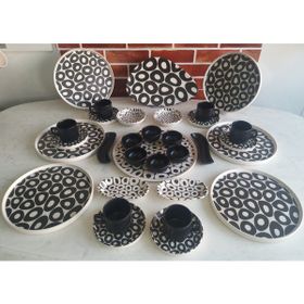 Keramika Black&White 32 Parça Kahvaltı Takımı