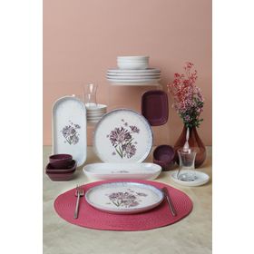 Keramika Blue Lily 29 Parça 6 Kişilik Kahvaltı Takımı