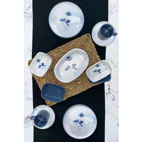 Keramika Blue Magic 11 Parça 2 Kişilik Kahvaltı Takımı