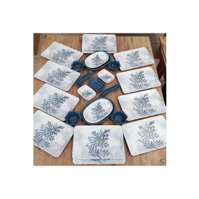 Keramika Blue Magıc 25 Parça 12 Kişilik Kahvaltı Takımı
