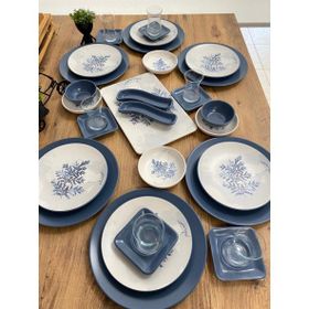 Keramika Blue Magic 33 Parça 6 Kişilik Kahvaltı Takımı