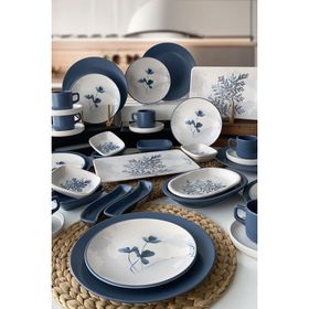 Keramika Blue Magic 36 Parça 6 Kişilik Kahvaltı Takımı