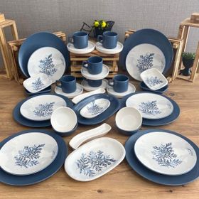 Keramika Blue Magic 37 Parça 6 Kişilik Kahvaltı Takımı