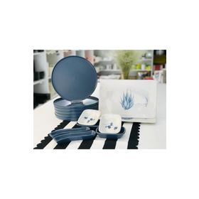 Keramika Blue Magic 6 Kişilik 14 Parça Kahvaltı Takımı
