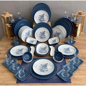Keramika Blue Magic 60 Parça 12 Kişilik Kahvaltı Takımı