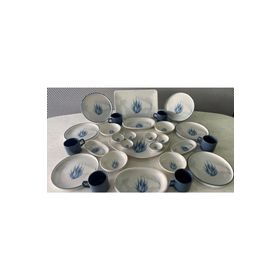 Keramika Blue Magic Mavi 28 Parça Kahvaltı Takımı