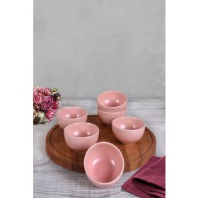 Keramika Bulut 6 Adet Pembe 8 cm Kase
