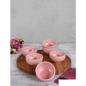 Keramika Bulut 6 Adet Pembe 8 cm Kase