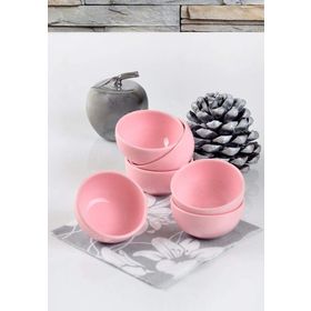 Keramika Bulut 6 Adet Pembe 8 cm Kase