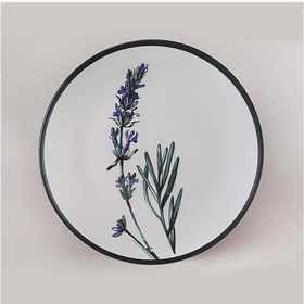Keramika Çiçek Bahçesi 6 Adet 25 cm Servis Tabağı