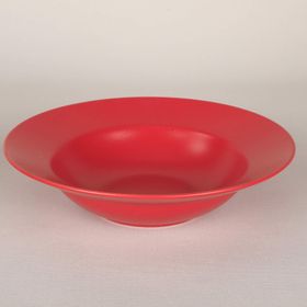 Keramika Delta Kırmızı 26 cm Makarna Tabağı