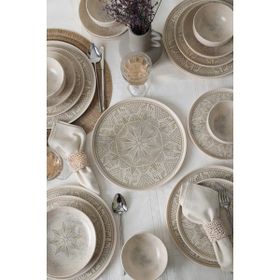 Keramika Groundlace 24 Parça 6 Kişilik Yemek Takımı