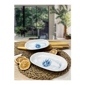 Keramika Hitit Blue Magic 22 cm 2 Adet Kayık Tabak