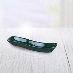 Keramika Ivory Artıstık Reaktif Koyu Yeşil 18 cm Zeytin Kasesi