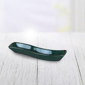 Keramika Ivory Artıstık Reaktif Koyu Yeşil 18 cm Zeytin Kasesi