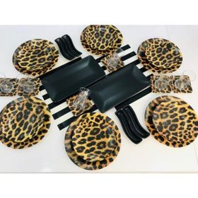Keramika Leopar 6 Kişilik 30 Parça Kahvaltı ve Pasta Takımı