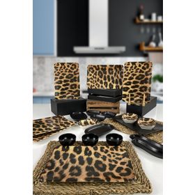 Keramika Leopar Siera 20 Parça 6 Kişilik Kahvaltı Takımı