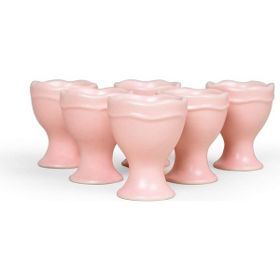 Keramika Mat Açık Pembe Juliet 6 Adet Yumurtalık