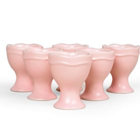 Keramika Mat Açık Pembe Juliet 6 Adet Yumurtalık