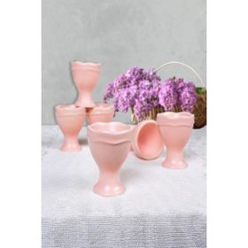 Keramika Mat Açık Pembe Juliet 6 Adet Yumurtalık