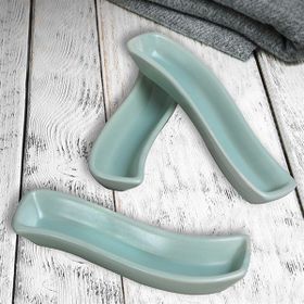 Keramika Mat Açık Yeşil İvory 3 Adet 18 cm Zeytinlik