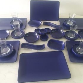 Keramika Mat Kobalt 30 Parça Kahvaltı Takımı