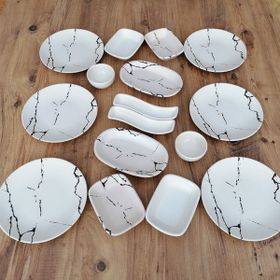 Keramika Mat Krem 16 Parça 6 Kişilik Kahvaltı Takımı